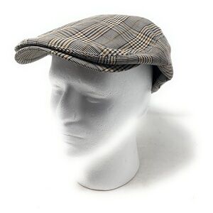 Killian's Ireland Red Plaid Cap Classic Irish Newsboy Hat Tweedy Print